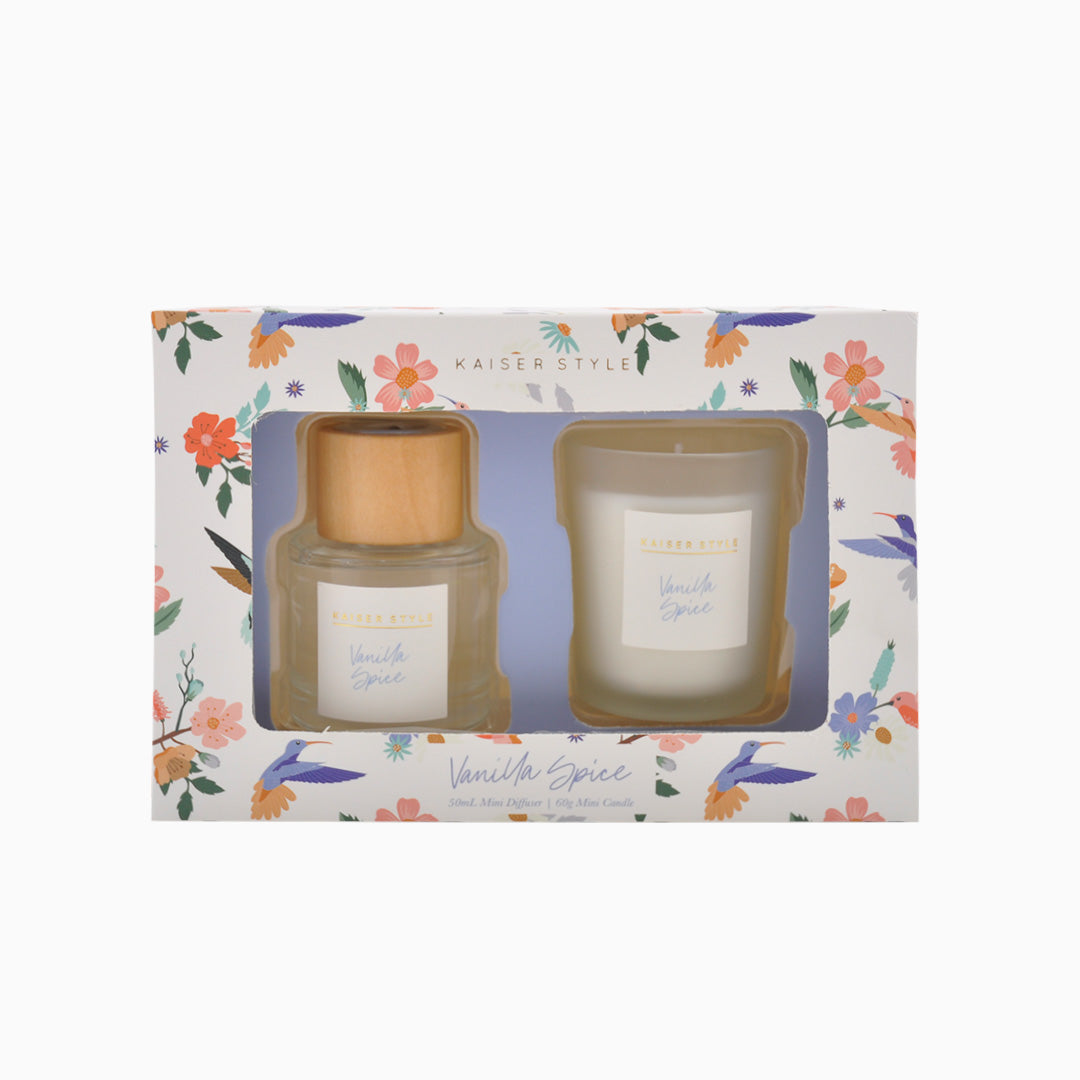 Candle & Diffuser Gift Pack - VANILLA SPICE